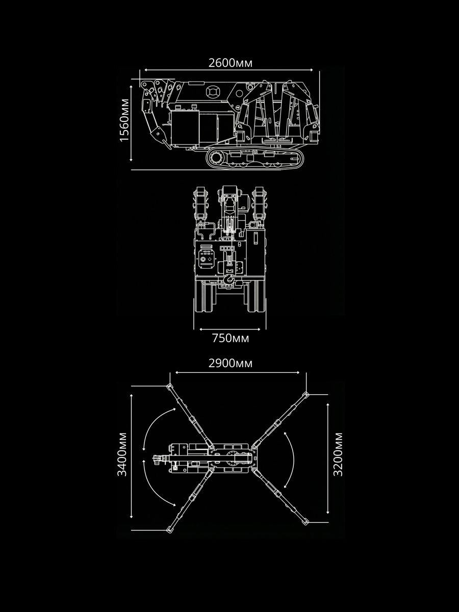 Габаритные размеры KMGU KC 1.2