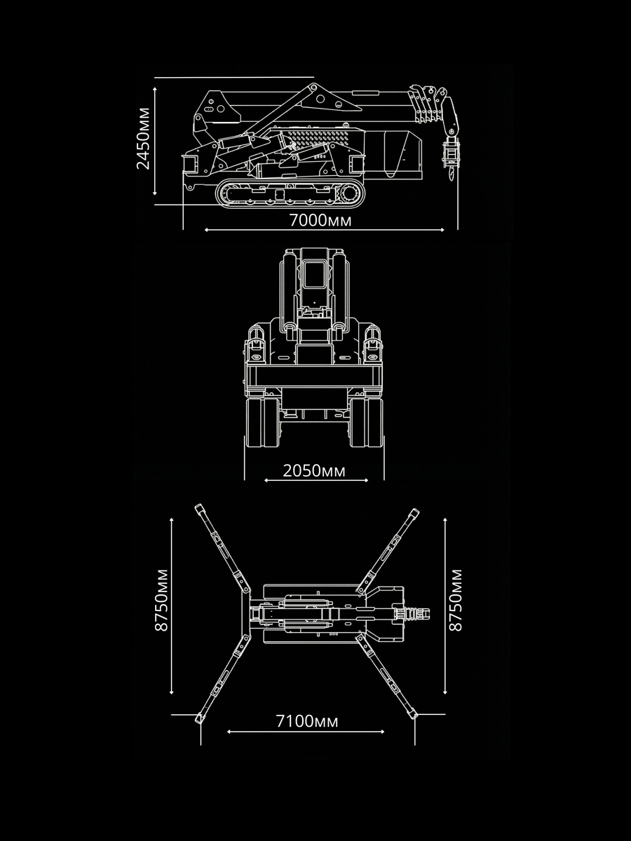 Габаритные размеры KMGU KC 12