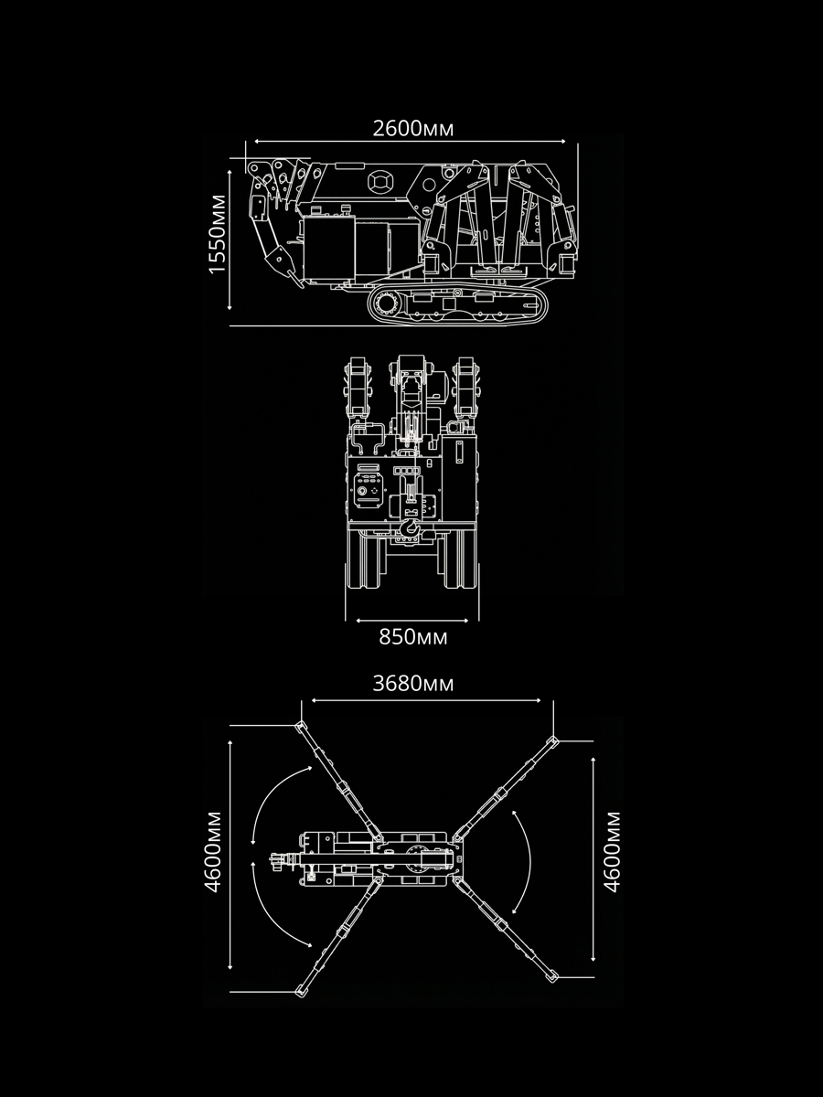 Габаритные размеры KMGU KC 2